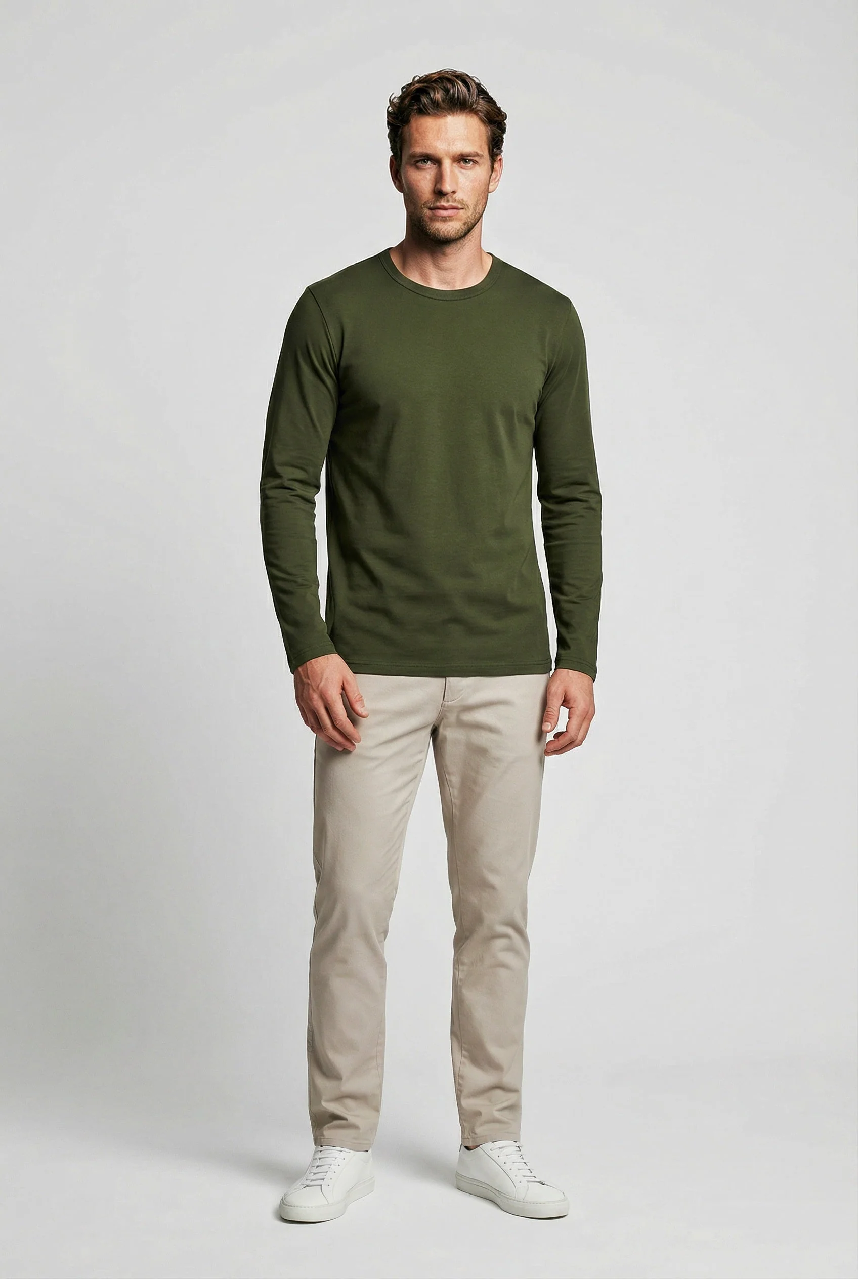 Bevis Long Sleeve Cotton T-shirt - Bottle - Image 5