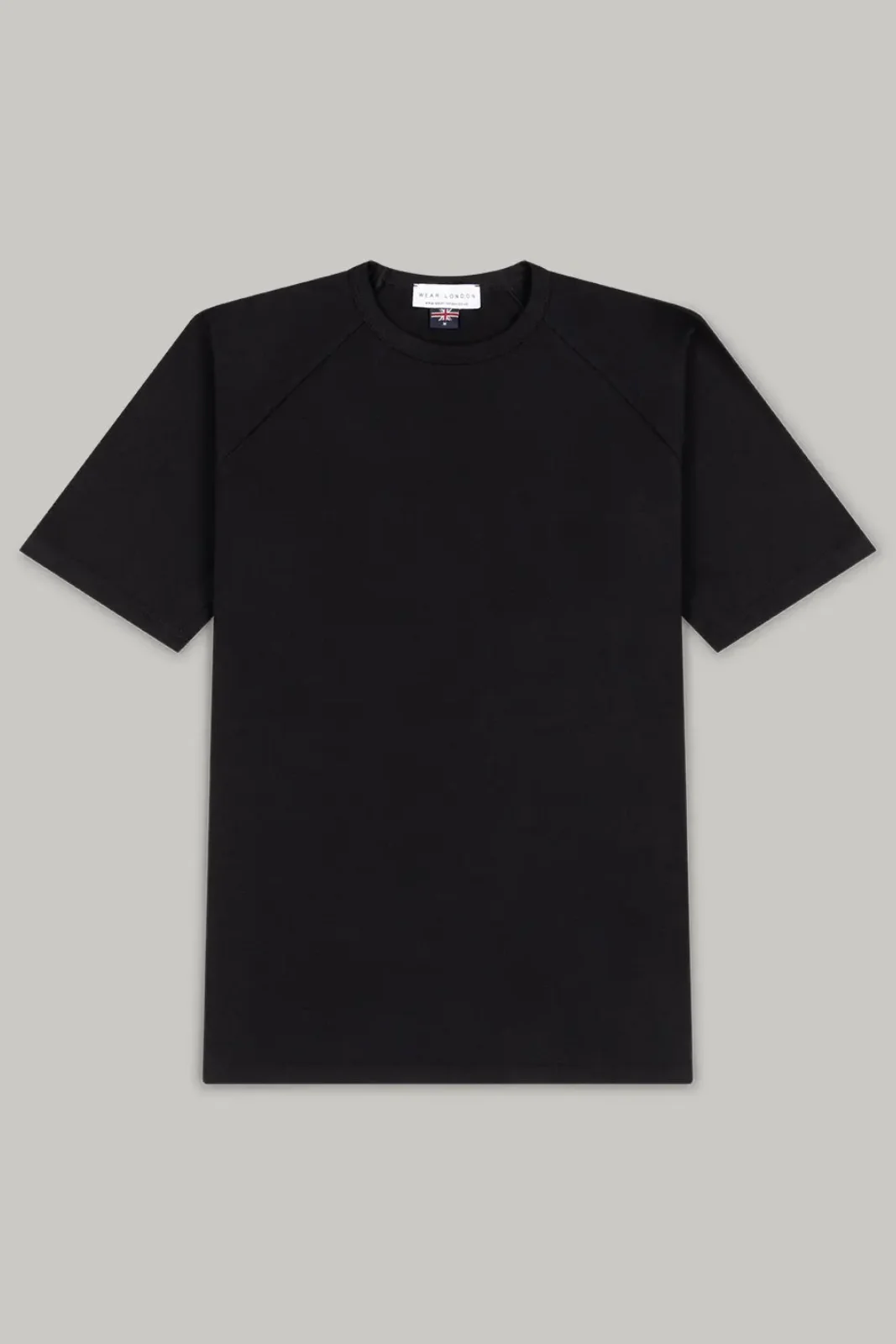 Hoxton Raglan Sleeve Fitted T-shirt - Black - Image 5