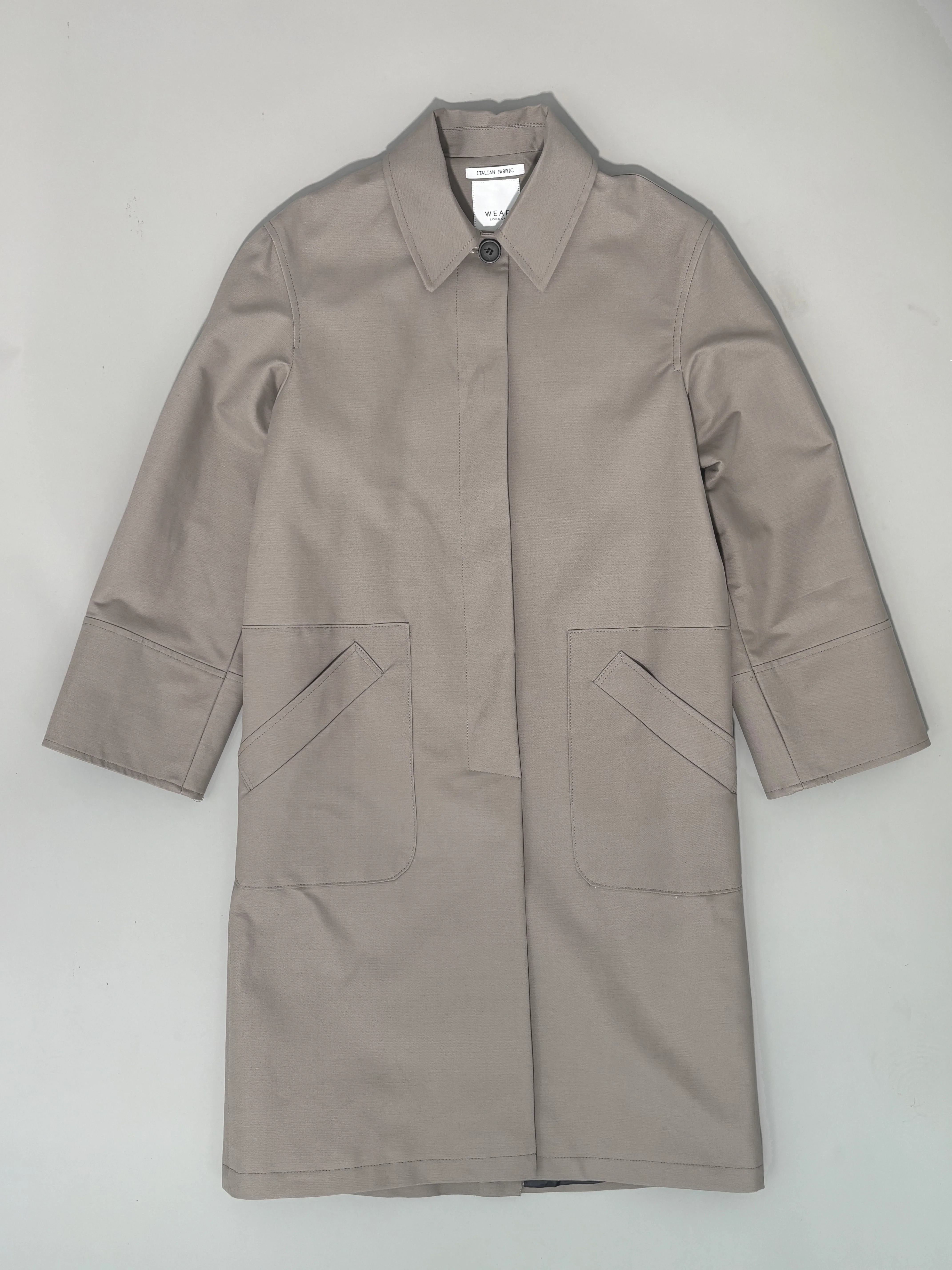 Mabel raincoat - Showerproof Cotton Champagne - Image 5