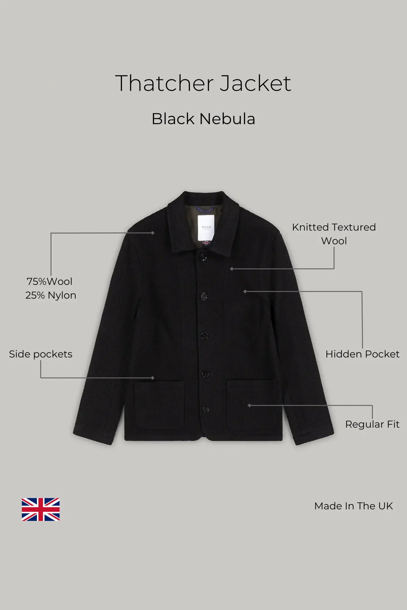 Thatcher Jacket - Black Nebula - Image 6