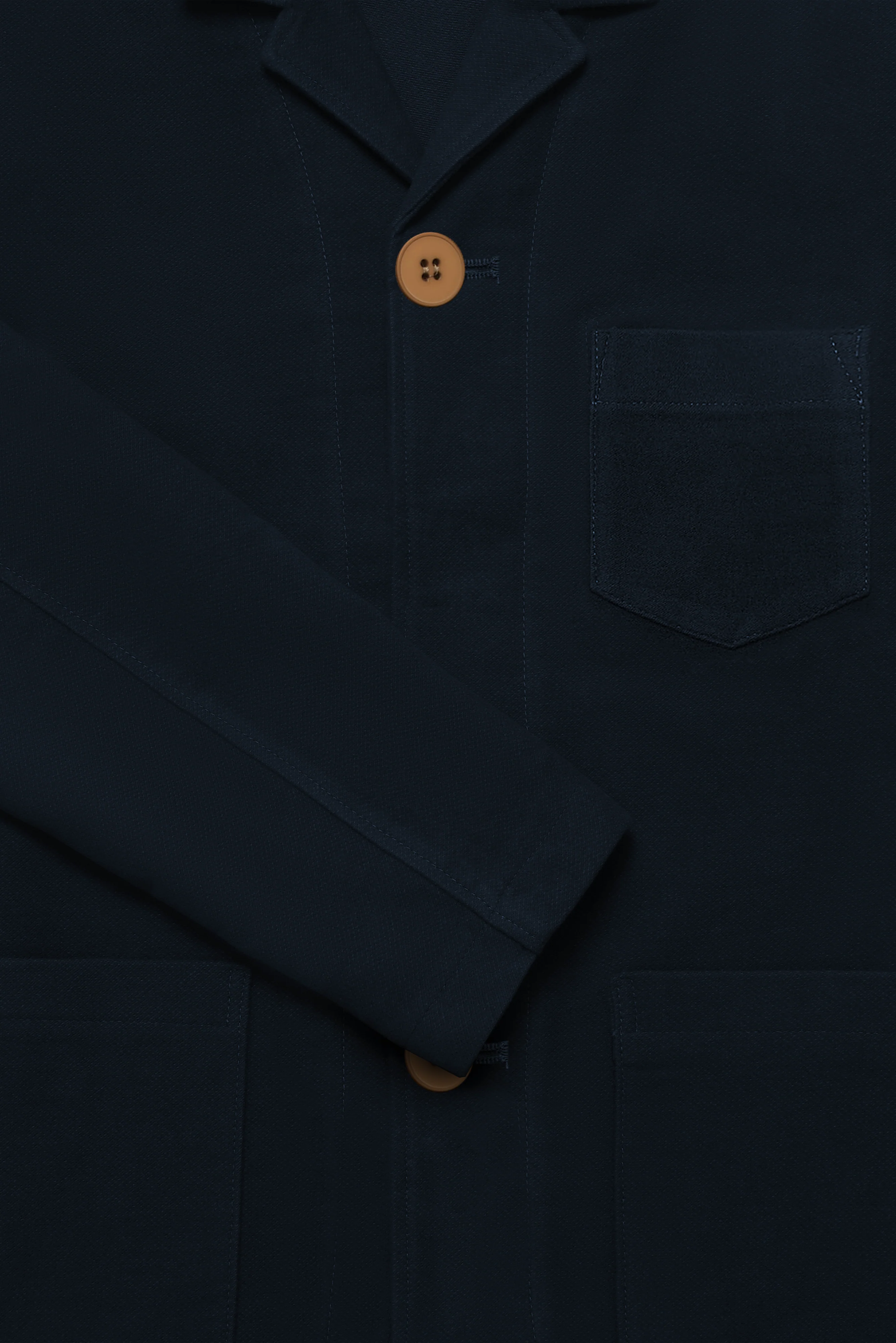 The Pearlman Casual Blazer - Navy Moleskin - Image 3