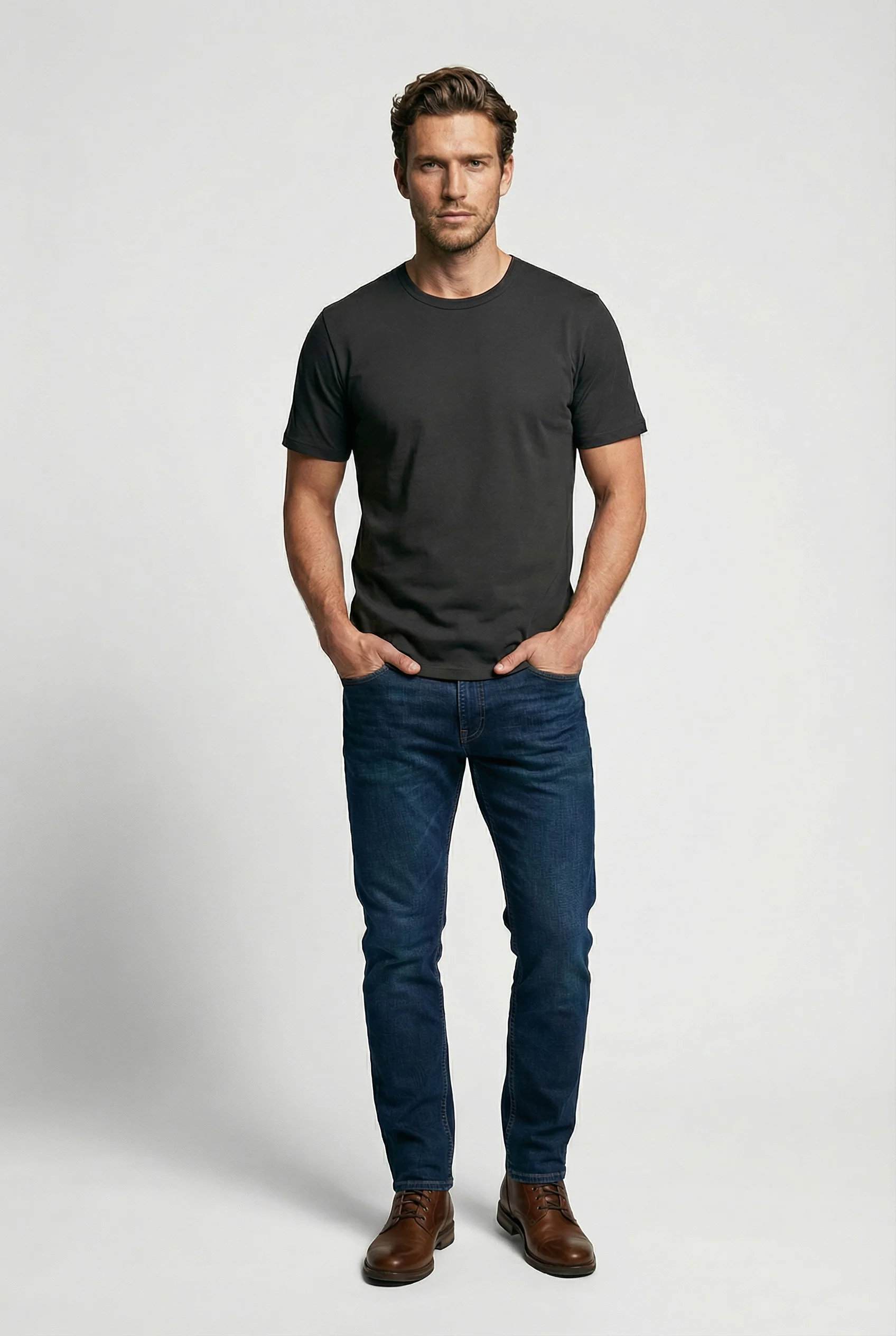 Trueman Regular Fit T-Shirt - Grey - Image 3