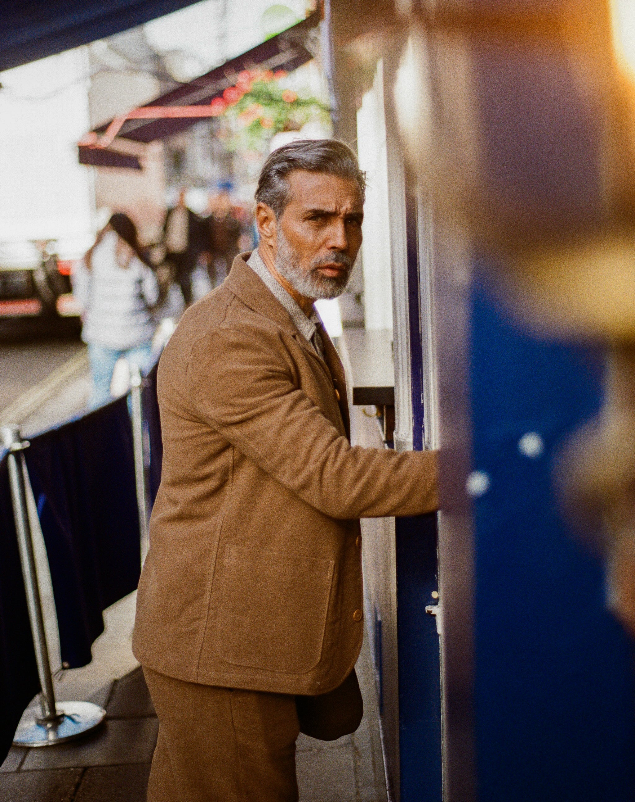 Tuxford Casual Blazer - Camel Pindot Moleskin - Image 4