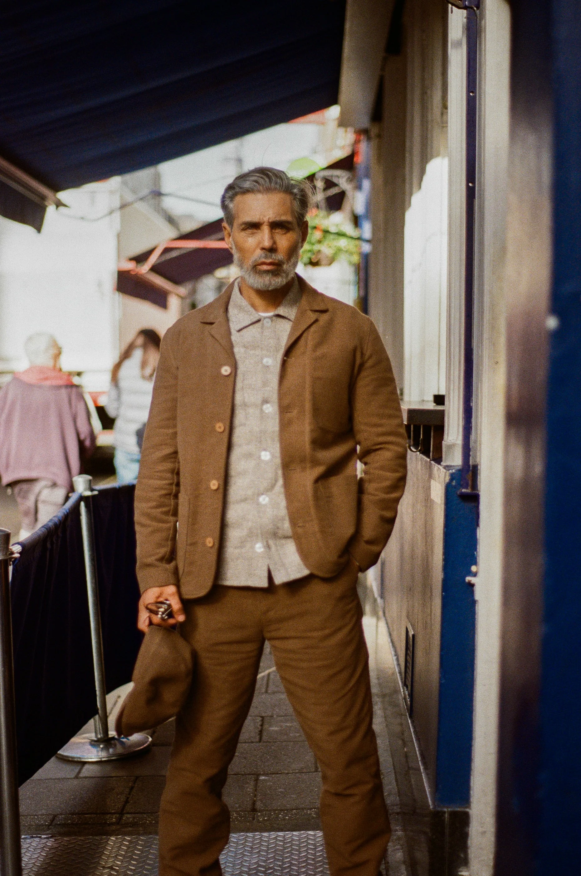 Tuxford Casual Blazer - Camel Pindot Moleskin - Image 6